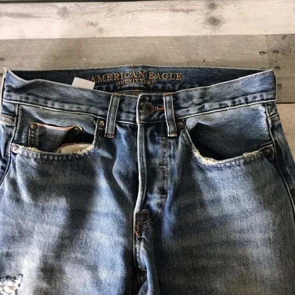American Eagle Outfitters Slim Selvedge Jeans 1396 - Picture 2 of 12